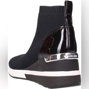 Black high heel boot